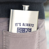 いつも自転車に乗る フラスク (インサイチュ)