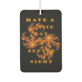 いつも良い一日を過ごす カーエアーフレッシュナー