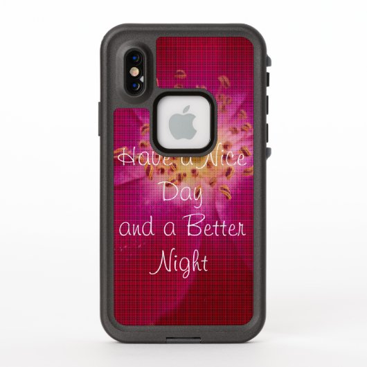 いつも良い日々の態度を取る LifeProof iPhoneケース (裏面)