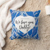 いつも覚えておけ:パパ愛してる!父の日 クッション (ブランケット)