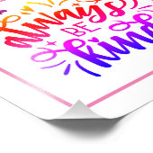 いつも親切である フォトプリント            (角)