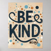 いつも親切インスパイアなタンドットポスター ポスター (正面)