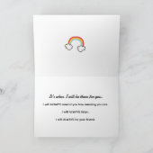 いつも – いつ私が君のためにそこに行くか カード (内部)