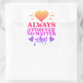 いつも&永遠に何のバレンタインの日 スクエアシール (バッグ)