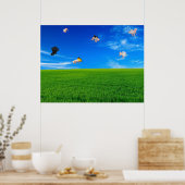 いつピッグズフライプリント ポスター (キッチン)