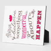 いつ信じも素晴らしい… フォトプラーク (側面)