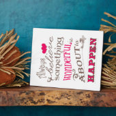 いつ信じも素晴らしい… フォトプラーク (側面)