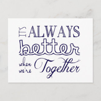 いつ常によくして下さい ポストカード