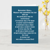 「いつ思い出頼す」丘の上 カード (黄色い花)