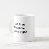 いつ救も正しいと仮定しよう コーヒーマグカップ (正面左)