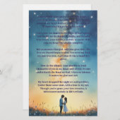 いつ星が米国を見た秋 – 文房具 便箋 (正面/裏面)