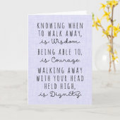 いつ歩くかを知遠くにることは知恵のカード カード (黄色い花)