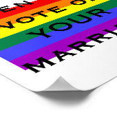 いつ結婚に投票できる？ ポスター (角)