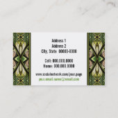 いつ西風の個人の吹ビジネスカード 名刺 (裏面)