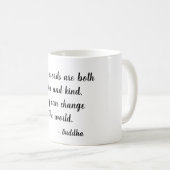 いつ言葉がある – 仏引用文 コーヒーマグカップ (正面右)