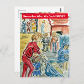 いつ買い物できたか覚えている ポストカード (正面/裏面)