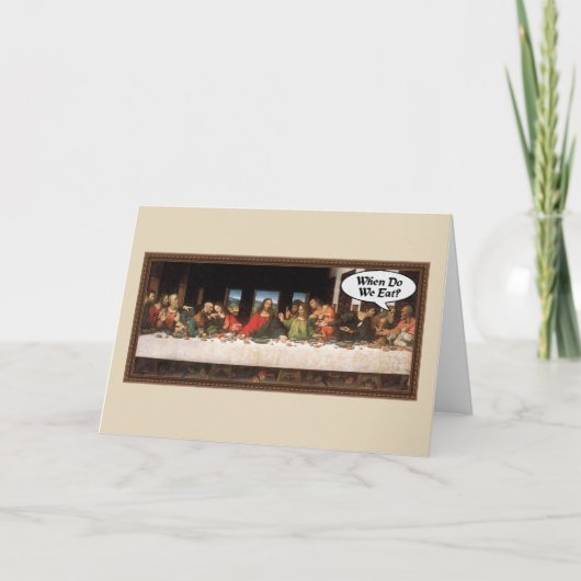 いつ食べだ?-おもしろい最後の晩餐 シーズンカード (正面)