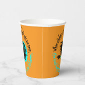 いつ魔女がハロウィンアクアテックスの近くに乗って行く 紙コップ (右)