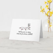 「いつ」が年齢の誕生日カードに見える カード (黄色い花)