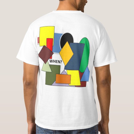 いつ? Tシャツ (裏面)