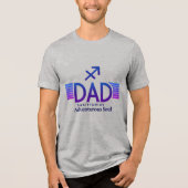 いて座のパパ - おもしろい トライブレンドＴシャツ (正面)