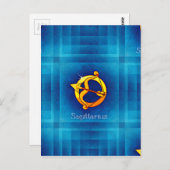 いて座のホロスコープ ポストカード (正面/裏面)