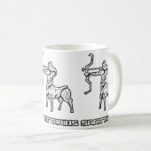 いて座のマグカップ コーヒーマグカップ (正面右)