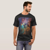 いて座のラグーン星雲の荒波 Tシャツ (正面フル)