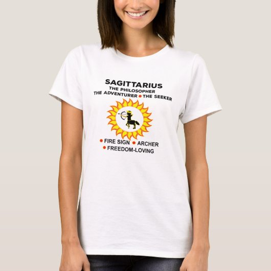 いて座の射手座 Tシャツ (正面)