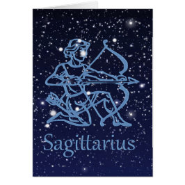 いて座の星座と星々をあしらった星座記号