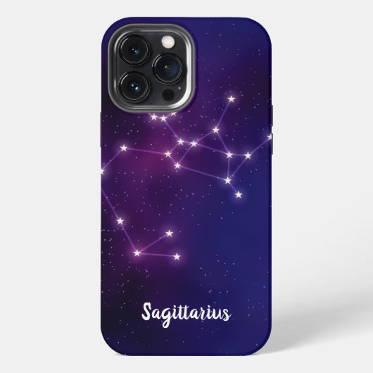いて座の星座 iPhoneケース (裏面)