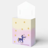 いて座の水彩デザイン 1歳の誕生日 フェイバーボックス (オープン)