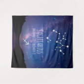 いて座 | オーダーメイドの占星術タペストリー タペストリー (正面(横))