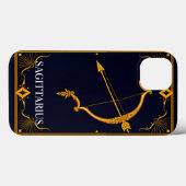 いて座 ゴールド 星座 シンボル Case-Mate iPhoneケース (裏面 (横))