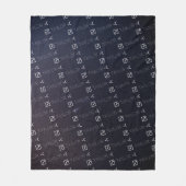 いて座 フリースブランケット (正面)