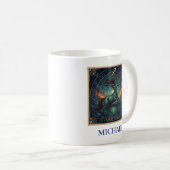 いて座 ブルーセレステイル 黄道十二星座 コーヒーマグカップ (正面右)