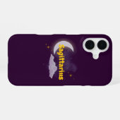 いて座 天体 月 雲 星 占星術 iPhone 16ケース (裏面横)