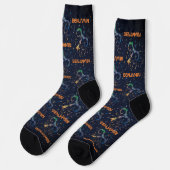いて座 星座 十二星座 水彩 銀河 ソックス (左)