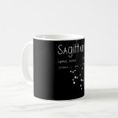いて座 星座 占星術 コーヒーマグカップ (正面左)