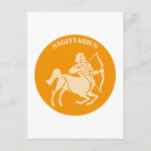 いて座, 星座, 占星術, 十二星座 ポストカード (正面)