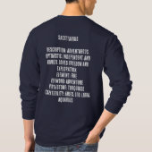 いて座, 星座, Tシャツ (裏面)