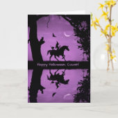 いとこかわいいおもしろいのハロウィンカード カード (黄色い花)