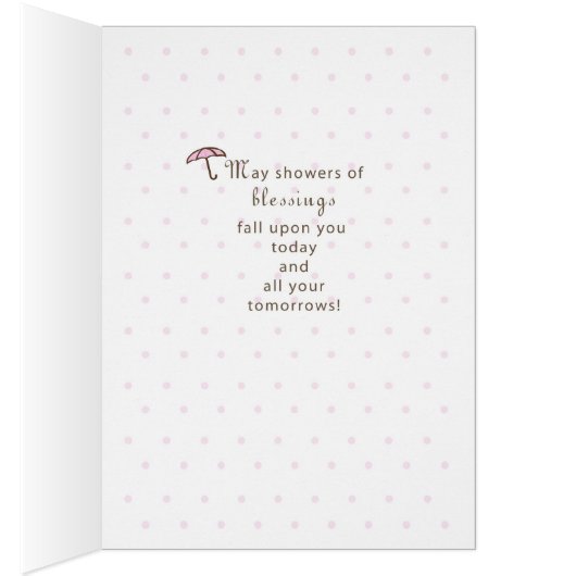 いとこさんブライダルシャワーケーキおめでとう (内側 (右))