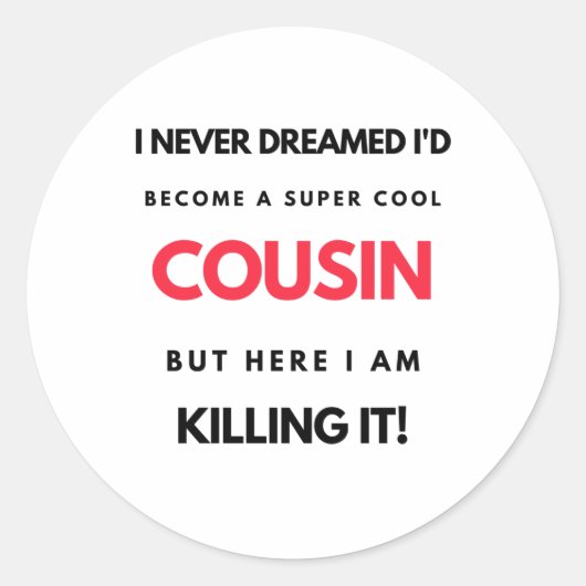 いとこになるとは夢にも思わすごいせカッコいいなかった2 ラウンドシール (正面)