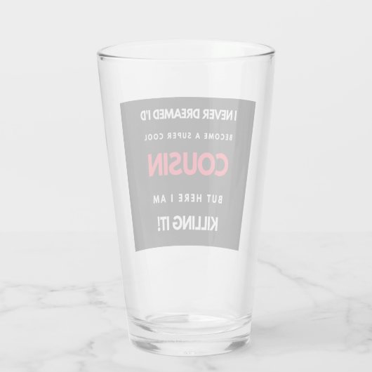 いとこになるとは夢にも思わなすごいカッコいいい タンブラーグラス (裏面)