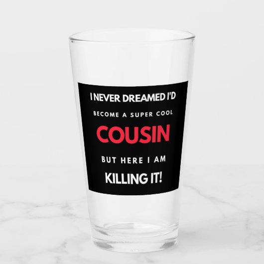 いとこになるとは夢にも思わなすごいカッコいいい タンブラーグラス (正面)