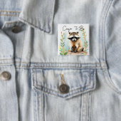 いとこになる | ウッドランドをテーマにした赤ちゃんシャワー 缶バッジ (インサイチュ)