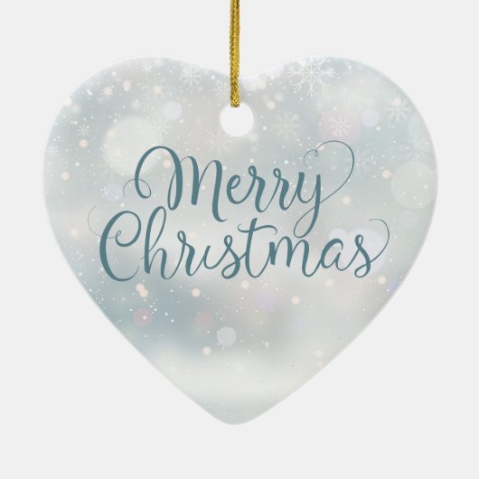 いとこのお気に入りの定義メリークリスマス セラミックオーナメント (裏面)