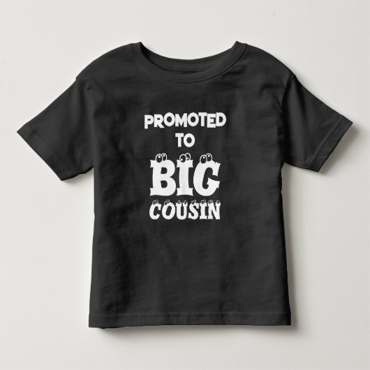 いとこのきょうだい発表のお知らせ  トドラーTシャツ (正面)