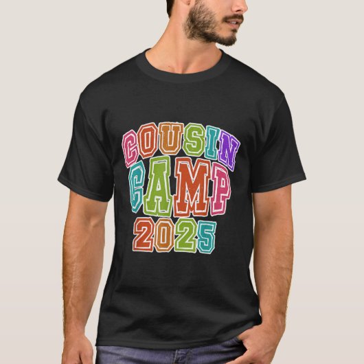 いとこのキャンピングクルー2025春休み夏季旅行 Tシャツ (正面)